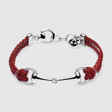 gucci horsebit bracelet leather|Gucci Horsebit bracelet men's.